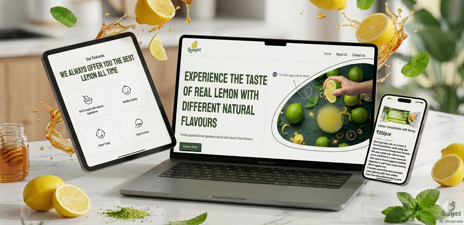 Lmneez - Natural Lemon-Based Beverages & Flavours